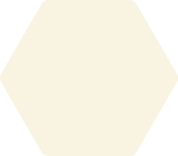 hexagon lively white
